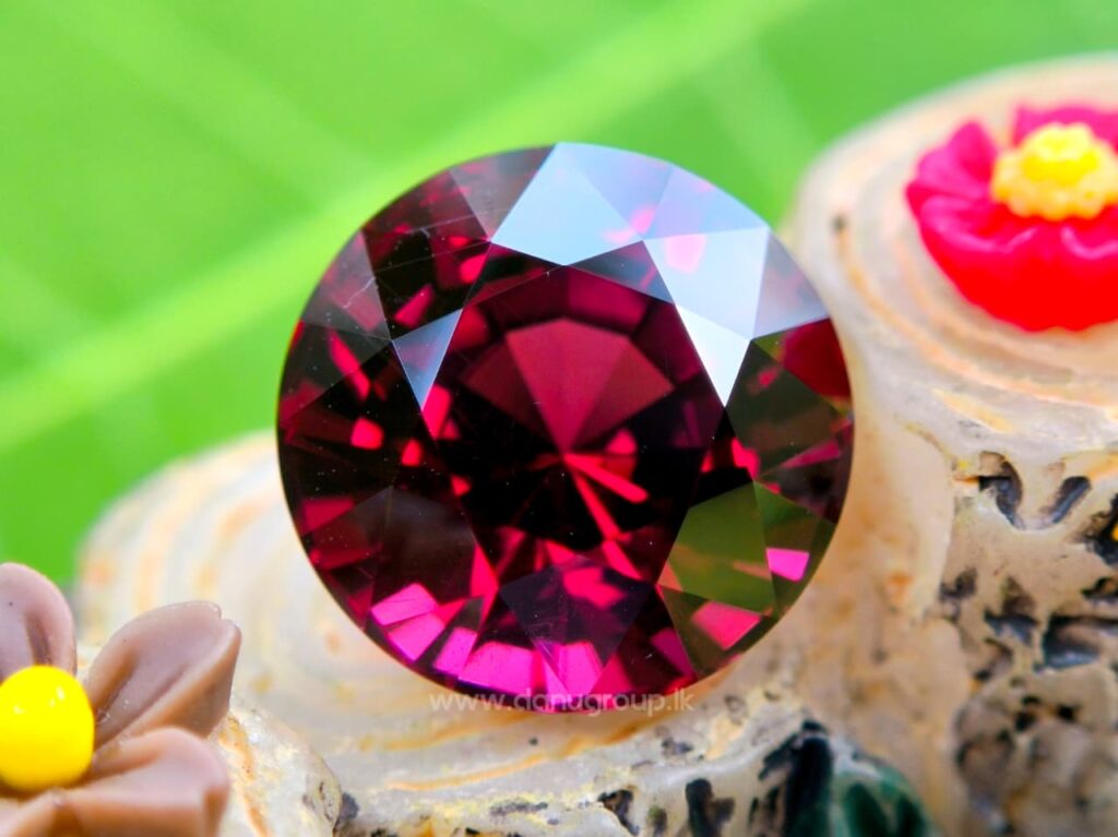 Ceylon Natural Red Garnet Round