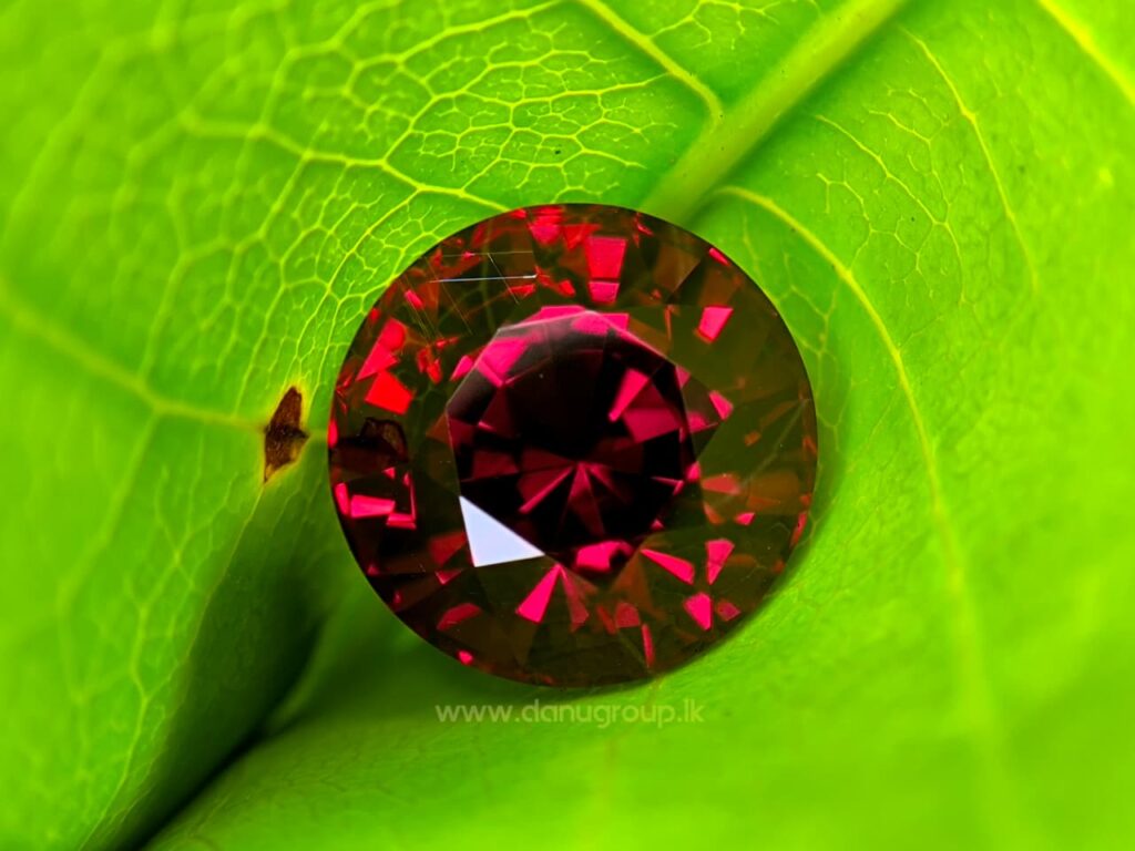 Ceylon Natural Red Garnet Round