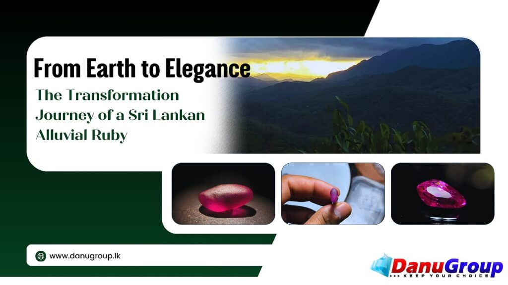 From Earth to Elegance The Transformation Journey of a Sri Lankan Alluvial Ruby