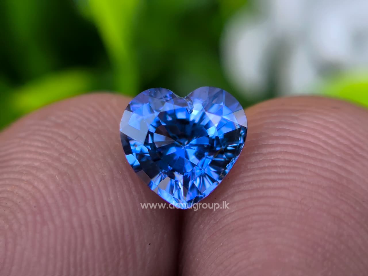Ceylon Natural Blue Sapphire Heart