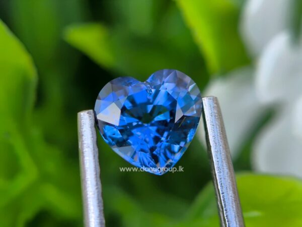 Ceylon Natural Blue Sapphire Heart
