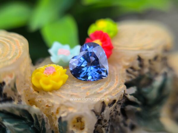 Ceylon Natural Blue Sapphire Heart