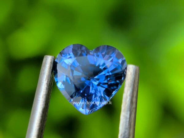 Ceylon Natural Blue Sapphire Heart