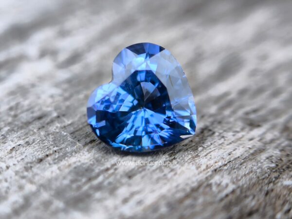 Ceylon Natural Blue Sapphire Heart