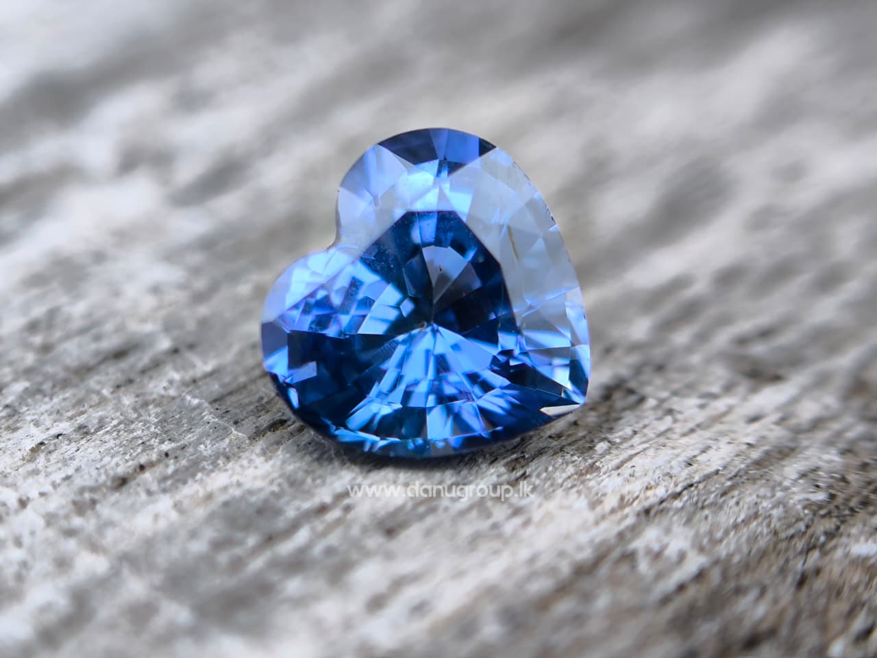 Ceylon Natural Blue Sapphire Heart