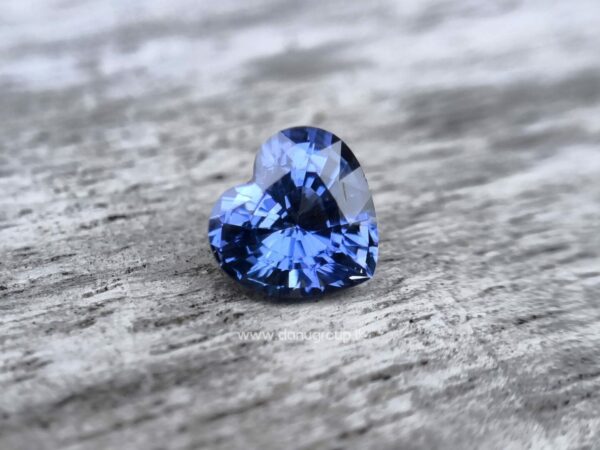 Ceylon Natural Blue Sapphire Heart