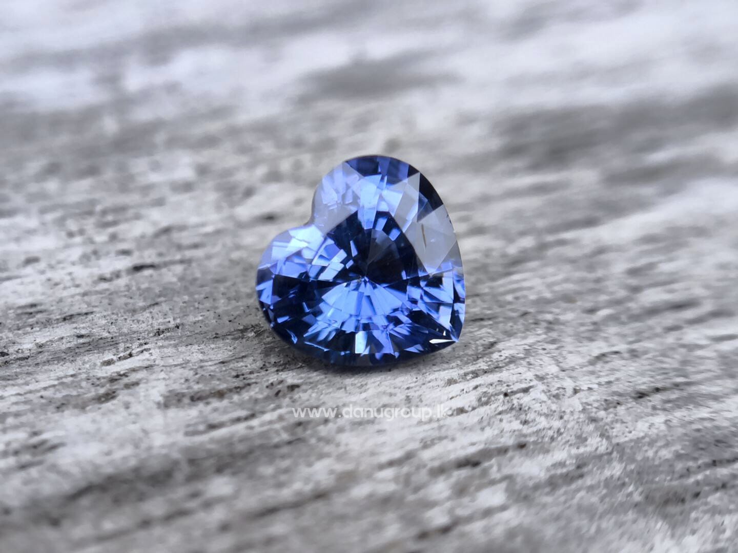 Ceylon Natural Blue Sapphire Heart
