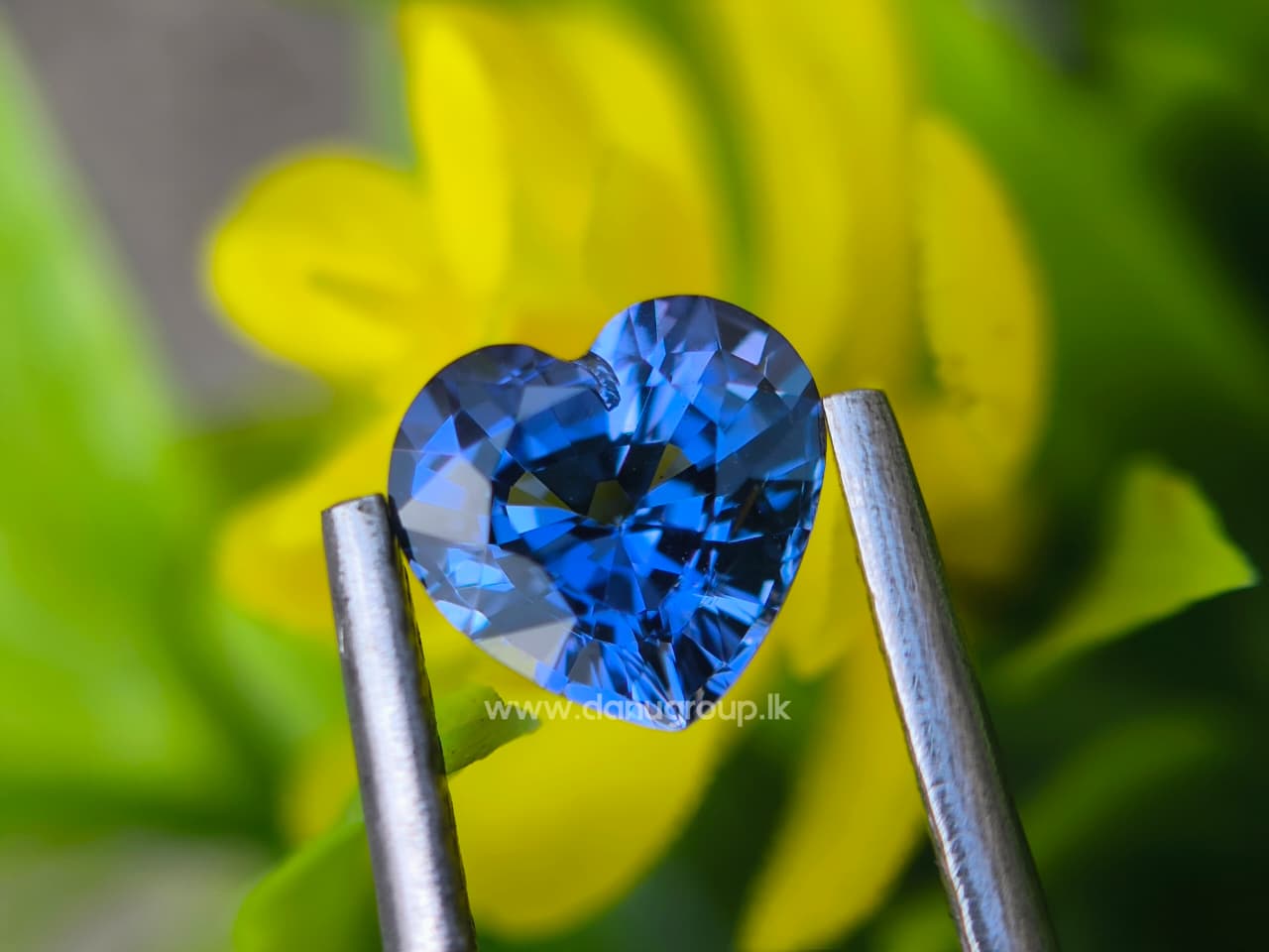 Ceylon Natural Blue Sapphire Heart