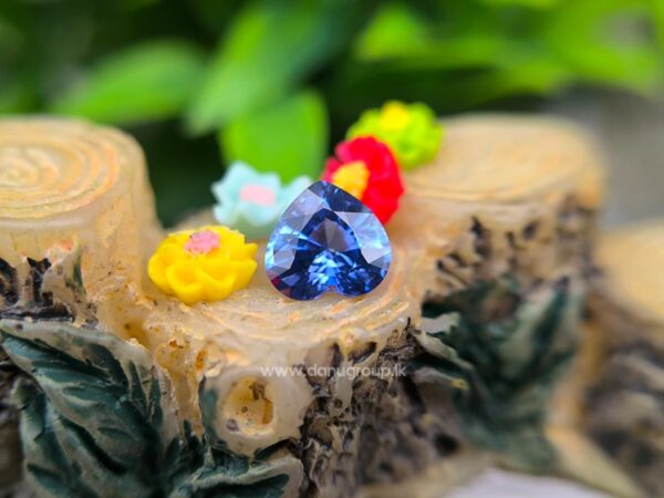 Ceylon Natural Blue Sapphire Heart