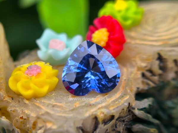 Ceylon Natural Blue Sapphire Heart