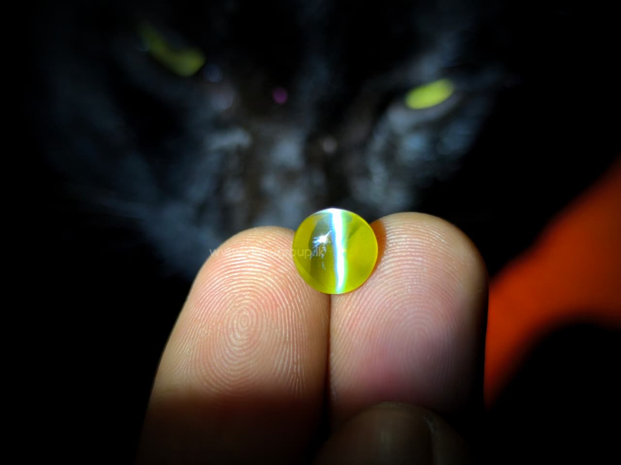 NATURAL CHRYSOBERYL CATS EYE