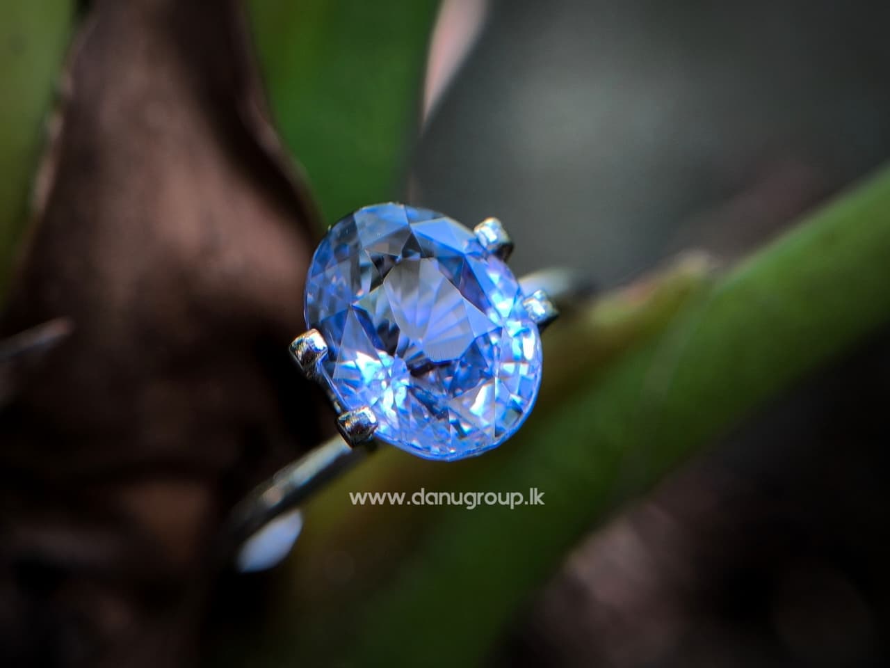 Natural Violetish Blue Sapphire