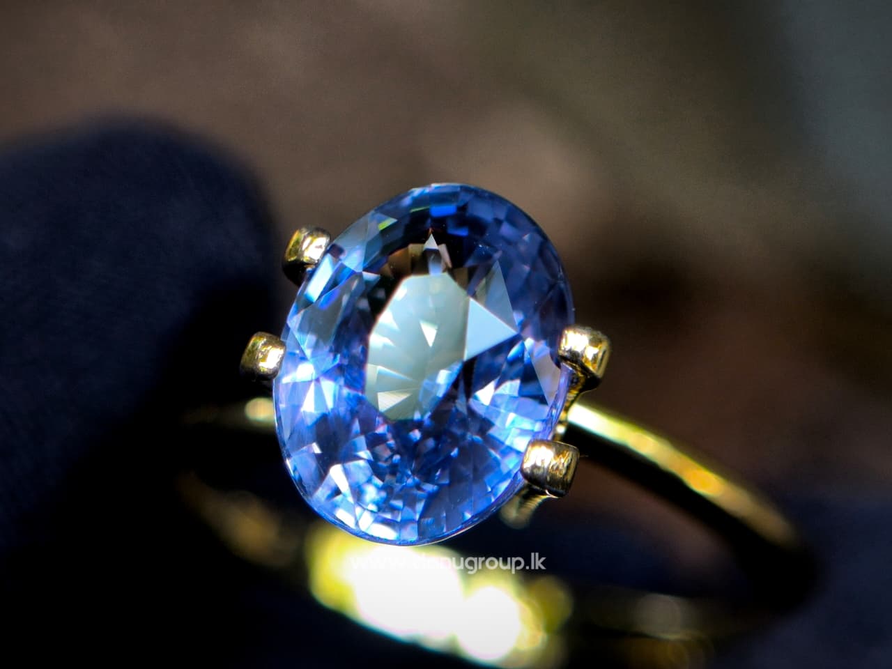 Natural Violetish Blue Sapphire