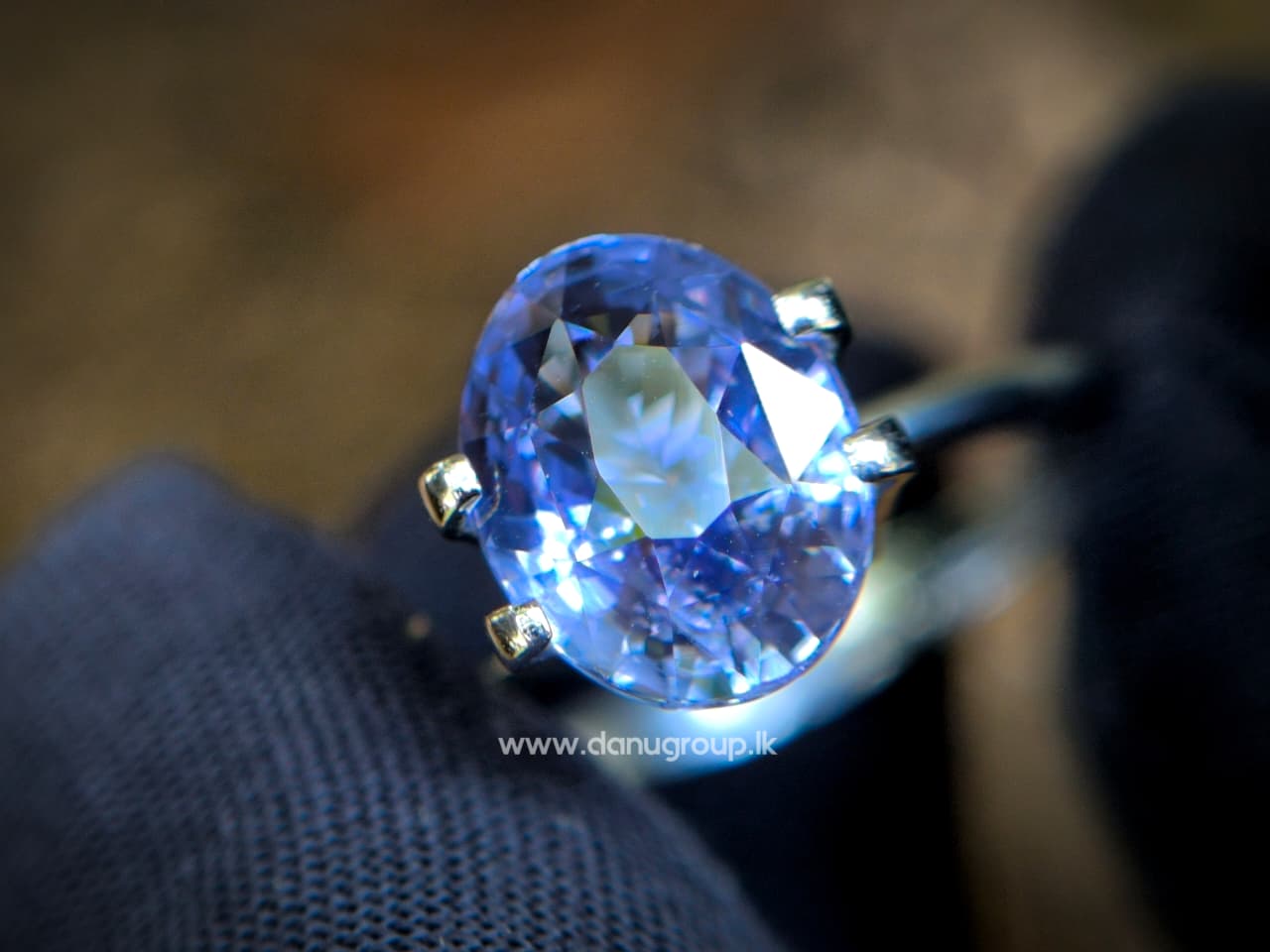 Natural Violetish Blue Sapphire