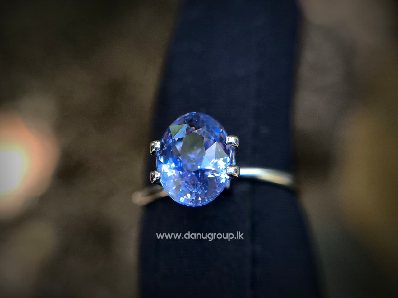 Natural Violetish Blue Sapphire